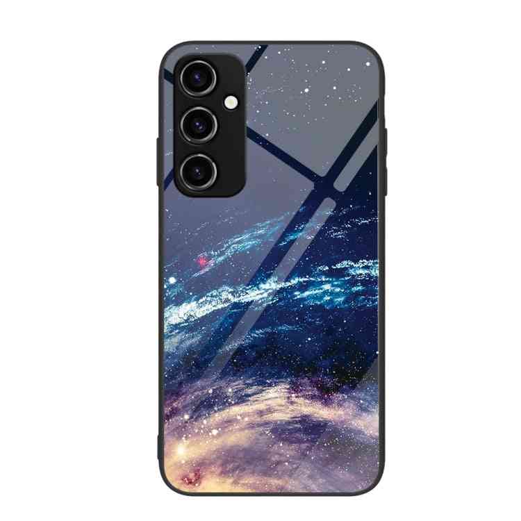 Glas Handyhülle bemalt für Samsung Galaxy A54