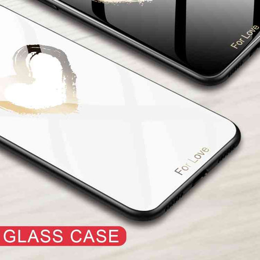 Glas Handyhülle bemalt für Samsung Galaxy A54