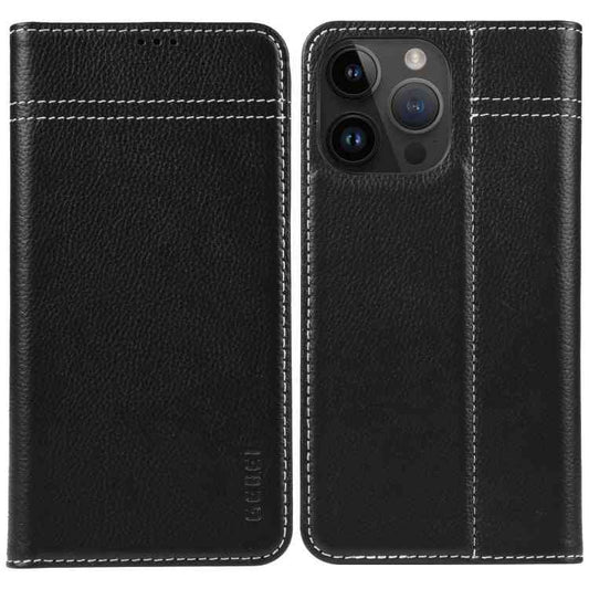GEBEI Echtleder Handyhülle für Apple iPhone Serie 15
