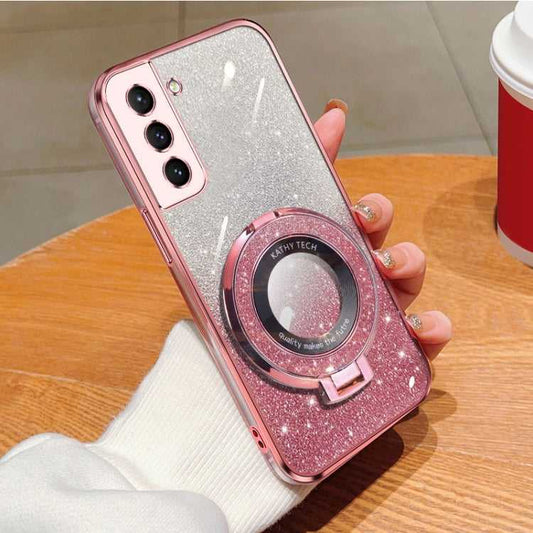 Glitzer TPU Handyhülle mit Ständer für Samsung Galaxy S21 5G | S21+ 5G | S21 Ultra 5G | S20 Ultra | S20 | S20+