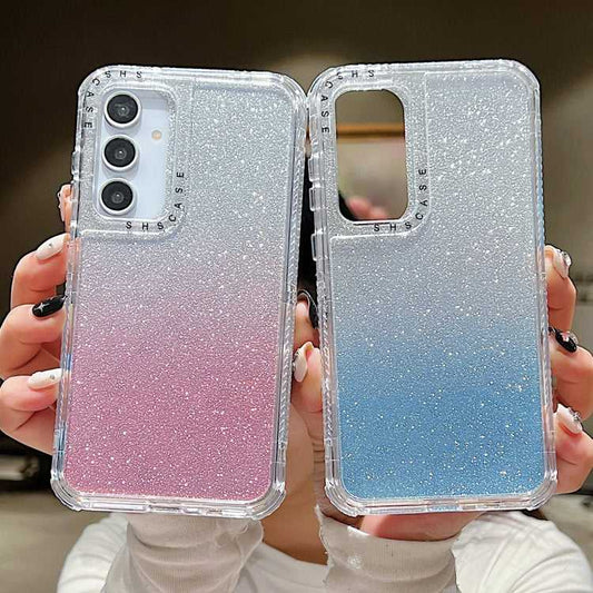 TPU + PC Glitzer Handyhülle 360 Grad für Samsung Galaxy A55 5G