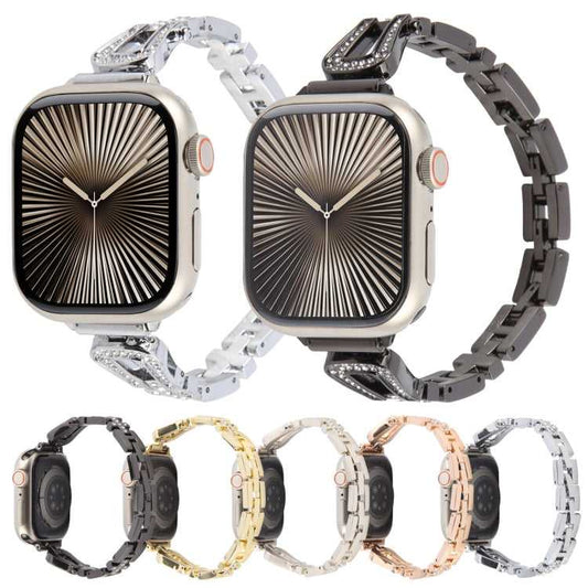 Strass Glitzer Armband für Apple Watch 46mm | 49mm | 45mm | 44mm | 42mm | 41mm | 40mm | 38mm