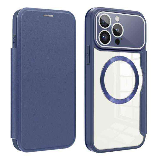 MagSafe Leder Handyhülle für iPhone 15 Pro Max | 15 Pro | 15 Plus | 15