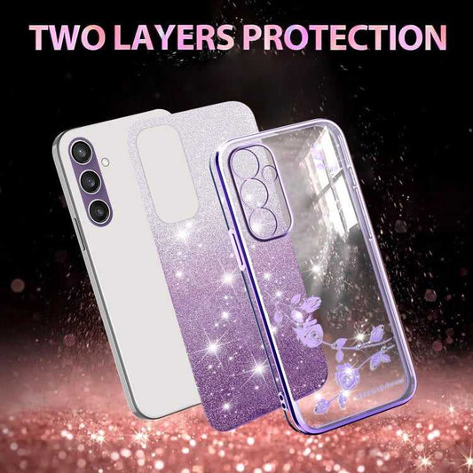 Glitzer TPU Handyhülle für Samsung Galaxy S24+ 5G | S24 5G | A15 | A05 | A05s | S23 FE 5G | A54 5G