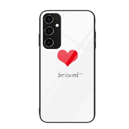 Glas Handyhülle bemalt für Samsung Galaxy A34