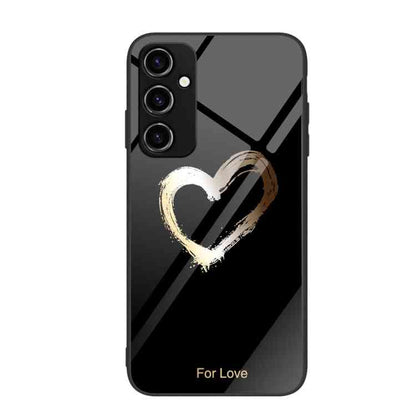 Glas Handyhülle bemalt für Samsung Galaxy A34