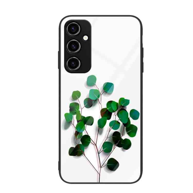 Glas Handyhülle bemalt für Samsung Galaxy A34