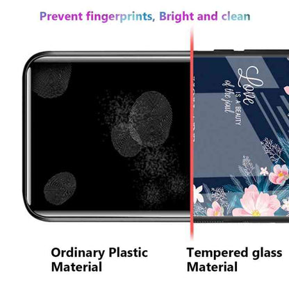 Glas Handyhülle bemalt für Samsung Galaxy A34