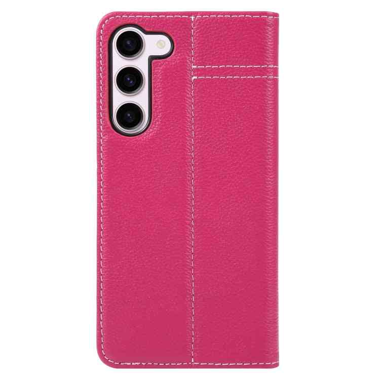 GEBEI Echtleder Handyhülle für Samsung Galaxy  Serie S23