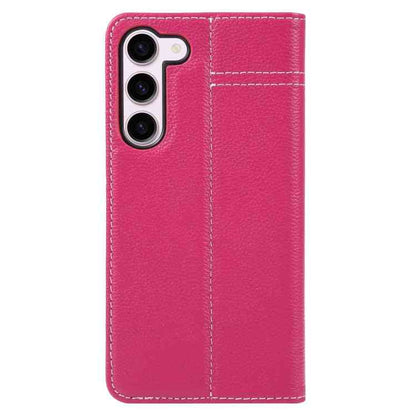GEBEI Echtleder Handyhülle für Samsung Galaxy  Serie S23