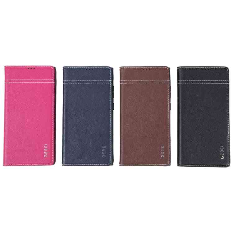 GEBEI Echtleder Handyhülle für Samsung Galaxy  Serie S23