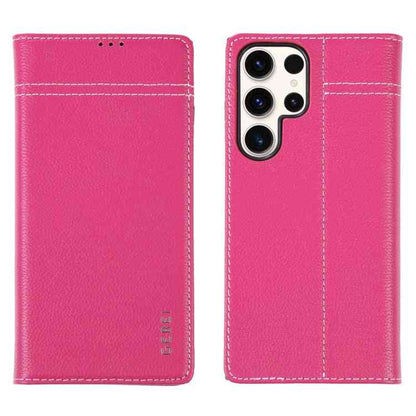GEBEI Echtleder Handyhülle für Samsung Galaxy  Serie S23