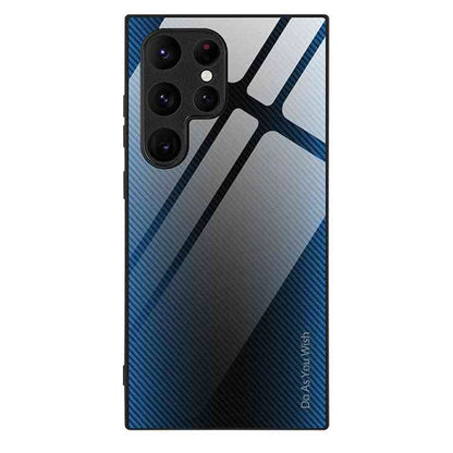Glas Handyhülle Farbverlauf für Samsung Galaxy Serie A55 | A35