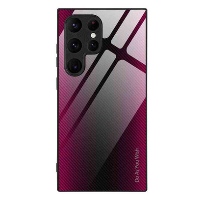 Glas Handyhülle Farbverlauf für Samsung Galaxy Serie A55 | A35