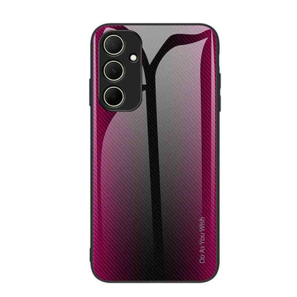 Glas Handyhülle Farbverlauf für Samsung Galaxy Serie A55 | A35