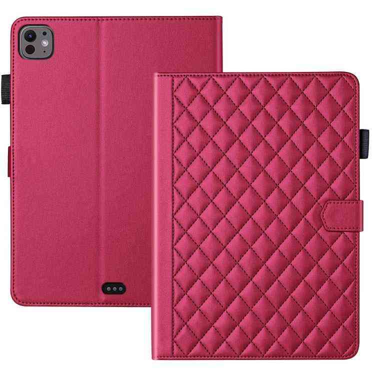 Rhombus Lattice Lederhülle für Smart Tablet, For iPad Pro 13 2024, For iPad Pro 11 2024, For iPad Pro 12.9 2022 / 2021 / 2020, For iPad Pro 11 2022 / 2021 / 2020