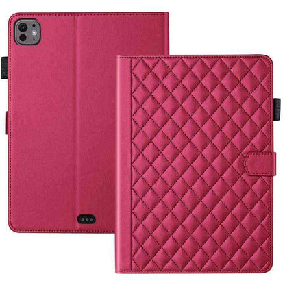 Rhombus Lattice Lederhülle für Smart Tablet, For iPad Pro 13 2024, For iPad Pro 11 2024, For iPad Pro 12.9 2022 / 2021 / 2020, For iPad Pro 11 2022 / 2021 / 2020