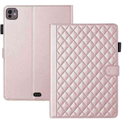 Rhombus Lattice Lederhülle für Smart Tablet, For iPad Pro 13 2024, For iPad Pro 11 2024, For iPad Pro 12.9 2022 / 2021 / 2020, For iPad Pro 11 2022 / 2021 / 2020