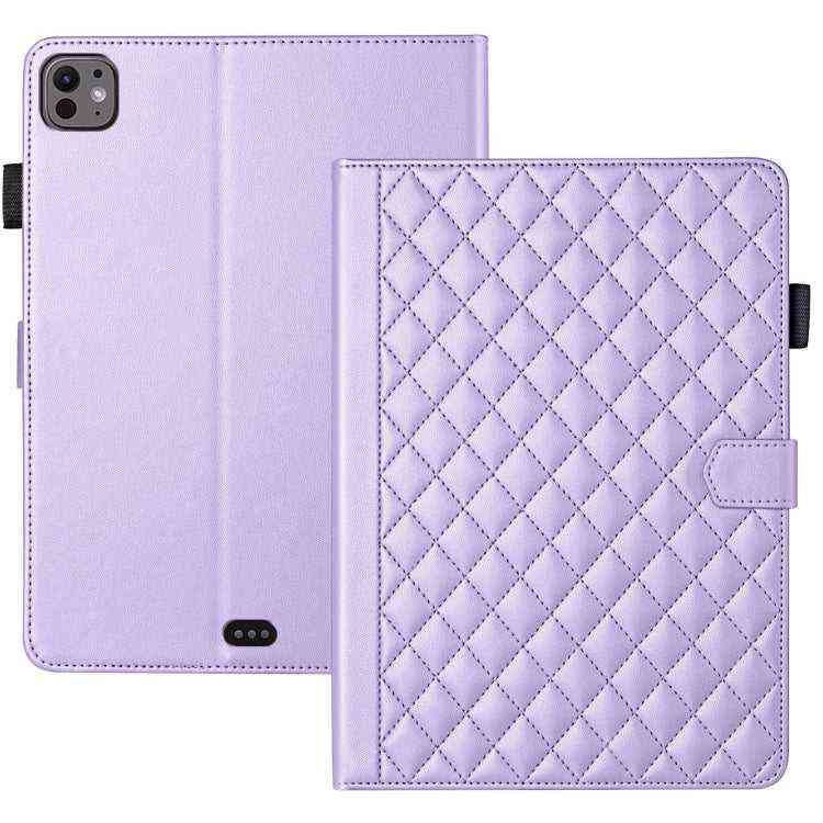 Rhombus Lattice Lederhülle für Smart Tablet, For iPad Pro 13 2024, For iPad Pro 11 2024, For iPad Pro 12.9 2022 / 2021 / 2020, For iPad Pro 11 2022 / 2021 / 2020