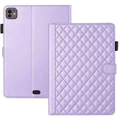Rhombus Lattice Lederhülle für Smart Tablet, For iPad Pro 13 2024, For iPad Pro 11 2024, For iPad Pro 12.9 2022 / 2021 / 2020, For iPad Pro 11 2022 / 2021 / 2020