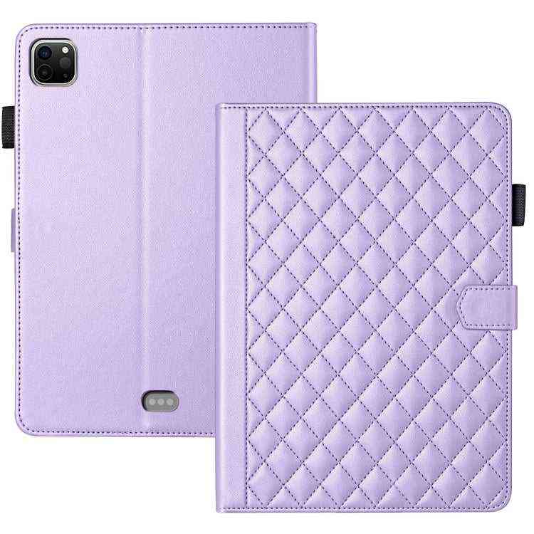 Rhombus Lattice Lederhülle für Smart Tablet, For iPad Pro 13 2024, For iPad Pro 11 2024, For iPad Pro 12.9 2022 / 2021 / 2020, For iPad Pro 11 2022 / 2021 / 2020