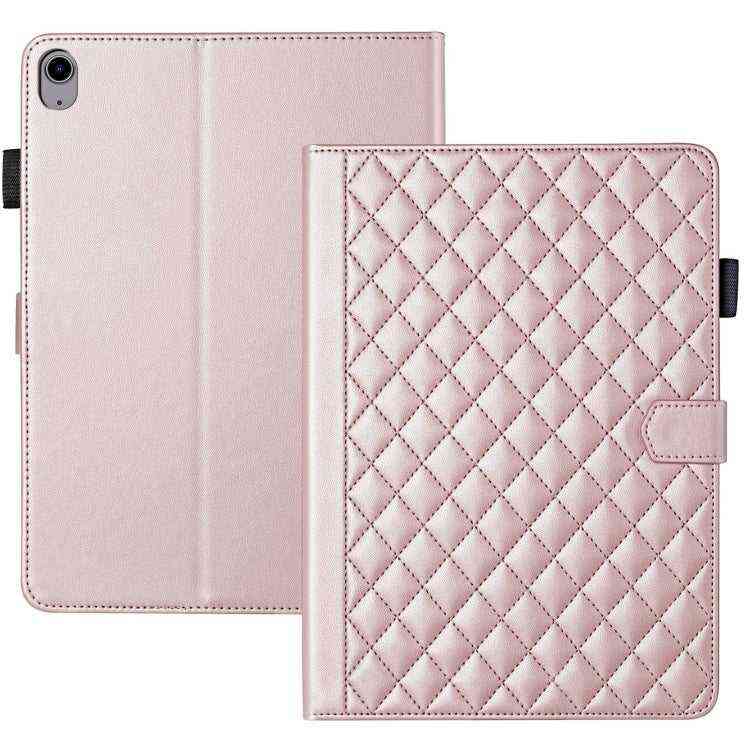 Rhombus Lattice Lederhülle für Smart Tablet, For iPad 10th Gen 10.9 2022, For iPad 10.2 2021 / 2020 / 10.5, For iPad mini 5 / mini 4 / mini 3, For iPad Air / Air 2 / 9.7 2017 / 2018