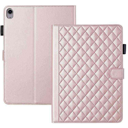 Rhombus Lattice Lederhülle für Smart Tablet, For iPad 10th Gen 10.9 2022, For iPad 10.2 2021 / 2020 / 10.5, For iPad mini 5 / mini 4 / mini 3, For iPad Air / Air 2 / 9.7 2017 / 2018