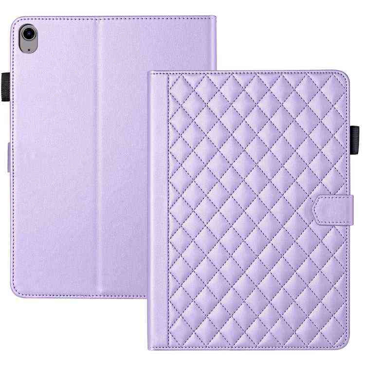 Rhombus Lattice Lederhülle für Smart Tablet, For iPad 10th Gen 10.9 2022, For iPad 10.2 2021 / 2020 / 10.5, For iPad mini 5 / mini 4 / mini 3, For iPad Air / Air 2 / 9.7 2017 / 2018