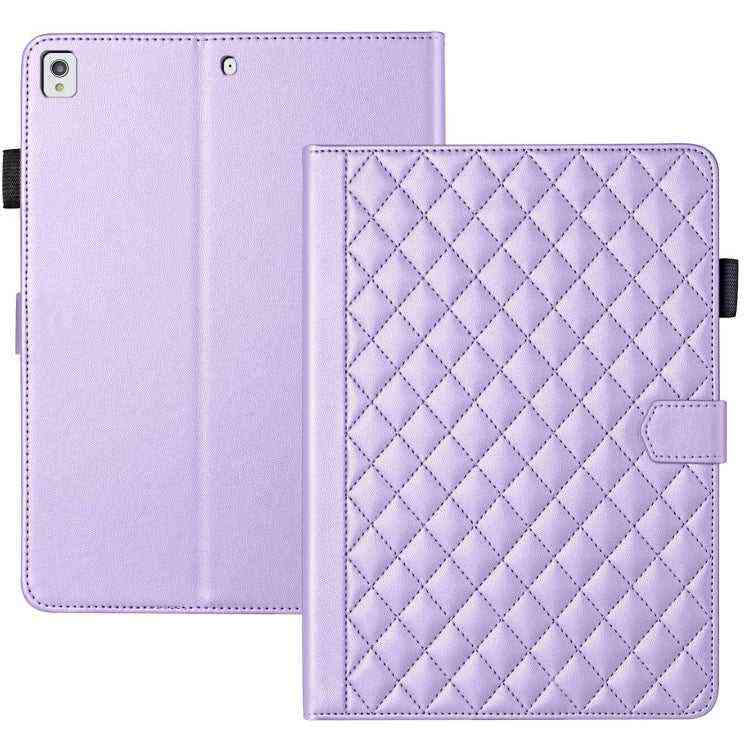Rhombus Lattice Lederhülle für Smart Tablet, For iPad 10th Gen 10.9 2022, For iPad 10.2 2021 / 2020 / 10.5, For iPad mini 5 / mini 4 / mini 3, For iPad Air / Air 2 / 9.7 2017 / 2018