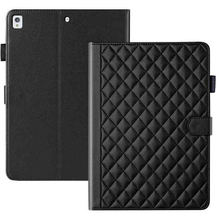 Rhombus Lattice Lederhülle für Smart Tablet, For iPad 10th Gen 10.9 2022, For iPad 10.2 2021 / 2020 / 10.5, For iPad mini 5 / mini 4 / mini 3, For iPad Air / Air 2 / 9.7 2017 / 2018