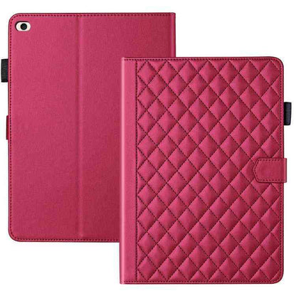 Rhombus Lattice Lederhülle für Smart Tablet, For iPad 10th Gen 10.9 2022, For iPad 10.2 2021 / 2020 / 10.5, For iPad mini 5 / mini 4 / mini 3, For iPad Air / Air 2 / 9.7 2017 / 2018