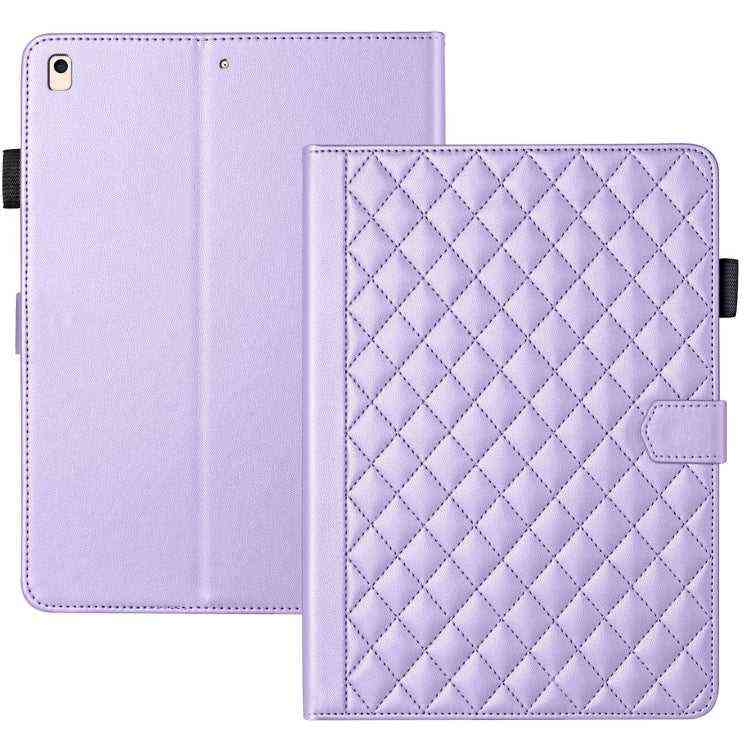 Rhombus Lattice Lederhülle für Smart Tablet, For iPad 10th Gen 10.9 2022, For iPad 10.2 2021 / 2020 / 10.5, For iPad mini 5 / mini 4 / mini 3, For iPad Air / Air 2 / 9.7 2017 / 2018