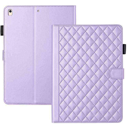 Rhombus Lattice Lederhülle für Smart Tablet, For iPad 10th Gen 10.9 2022, For iPad 10.2 2021 / 2020 / 10.5, For iPad mini 5 / mini 4 / mini 3, For iPad Air / Air 2 / 9.7 2017 / 2018