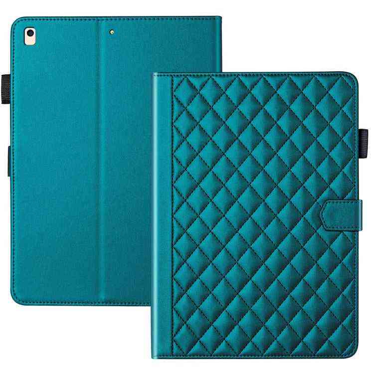Rhombus Lattice Lederhülle für Smart Tablet, For iPad 10th Gen 10.9 2022, For iPad 10.2 2021 / 2020 / 10.5, For iPad mini 5 / mini 4 / mini 3, For iPad Air / Air 2 / 9.7 2017 / 2018