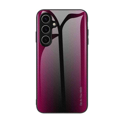 Glas Handyhülle Farbverlauf für Samsung Galaxy Serie 26