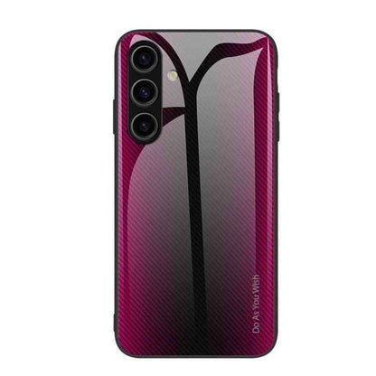 Glas Handyhülle Farbverlauf für Samsung Galaxy Serie 26