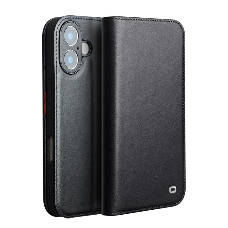 QIALINO Handyhülle aus Echtleder für Apple Serie 17 iPhone