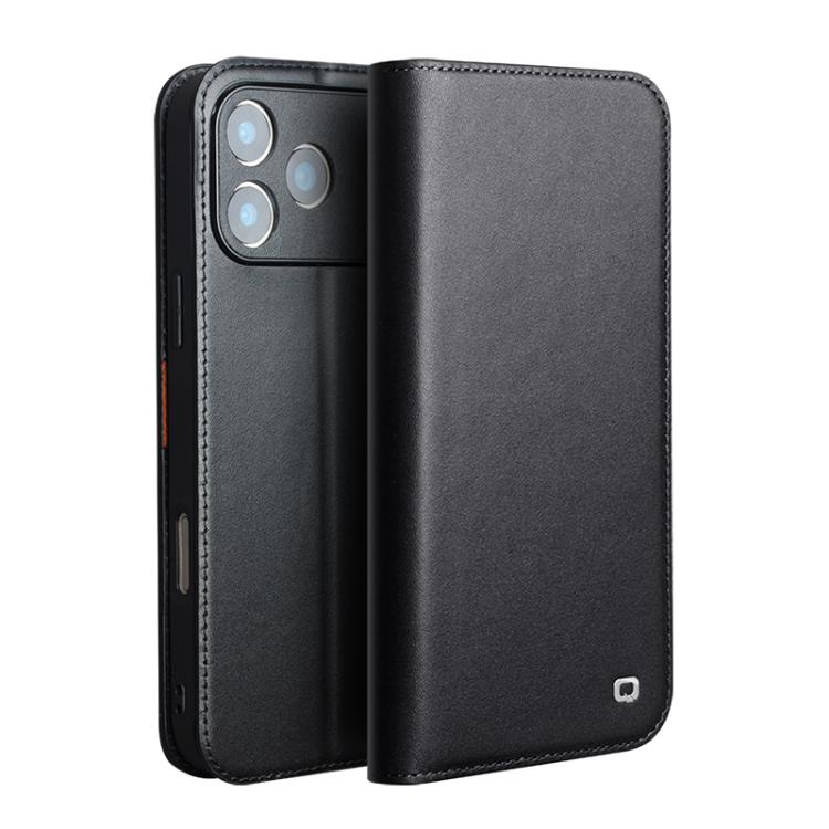 QIALINO Handyhülle aus Echtleder für Apple Serie 17 iPhone