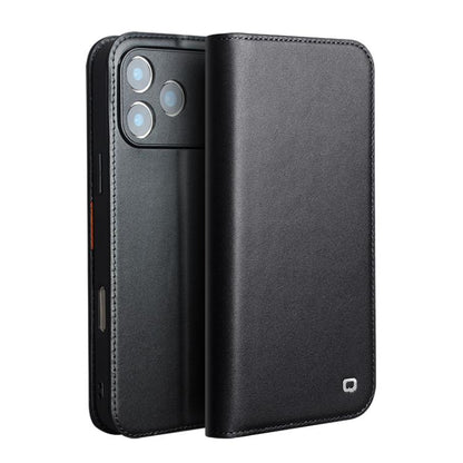 QIALINO Handyhülle aus Echtleder für Apple Serie 17 iPhone