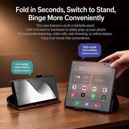 Leder Handyhülle für Samsung Galaxy Serie Z Fold8 |  Z Fold7 | Z Flip8 | Z Flip7