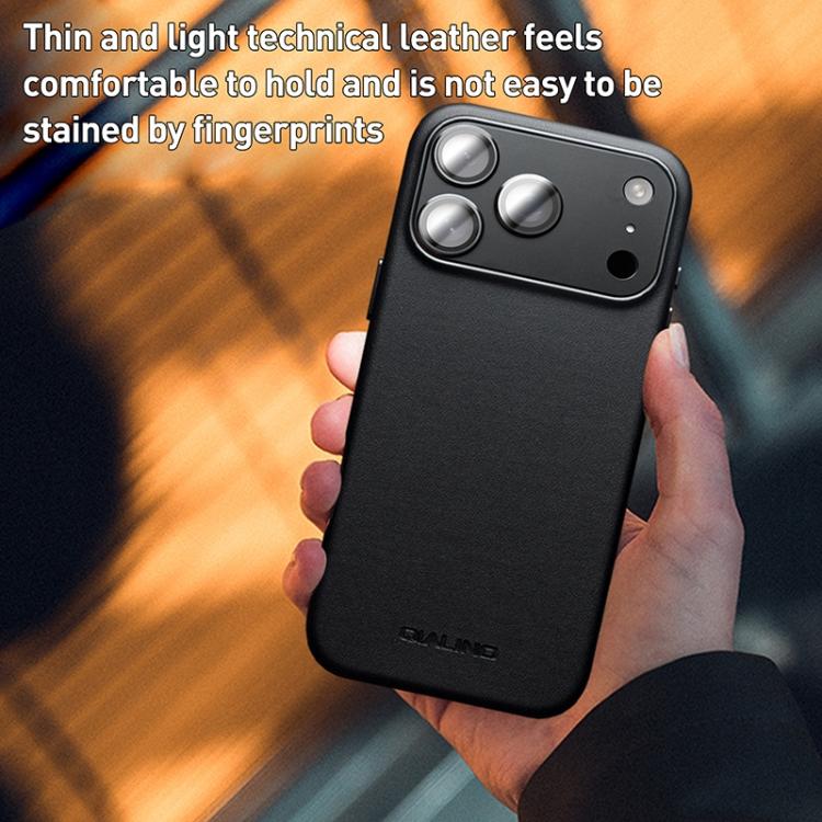 Echtleder MagSafe Handyhülle für Apple iPhone Serie 17