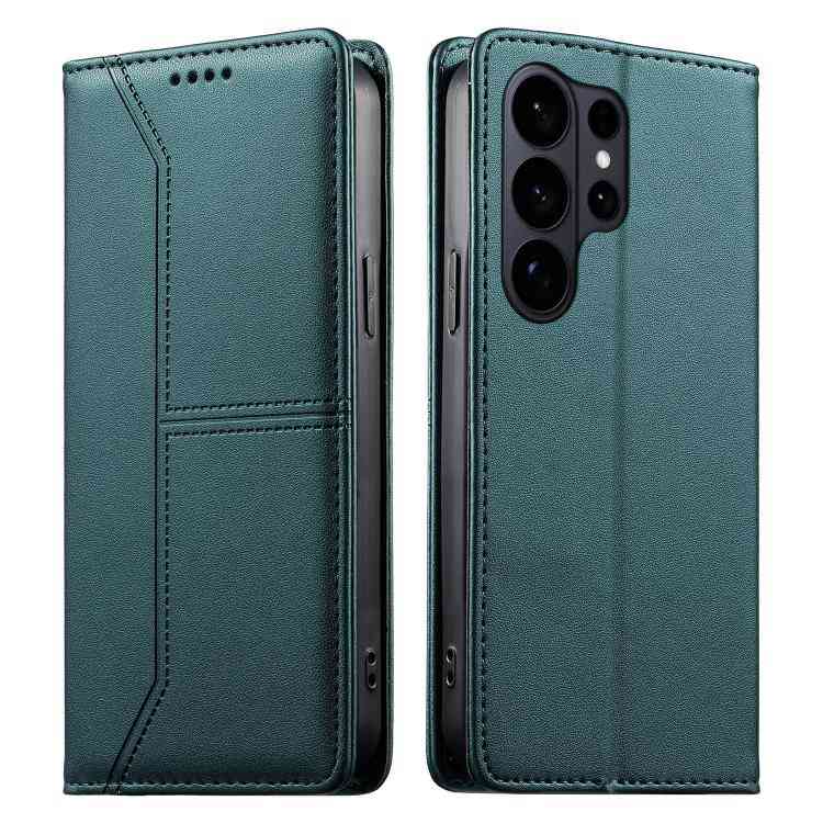 Vegane Leder Handyhülle MagSafe Case für Samsung Serie S26