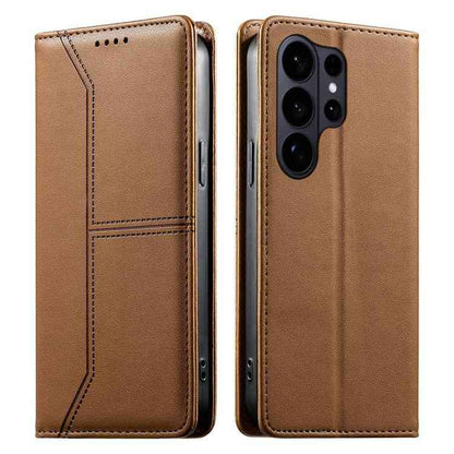 Vegane Leder Handyhülle MagSafe Case für Samsung Serie S26