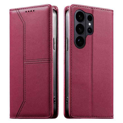 Vegane Leder Handyhülle MagSafe Case für Samsung Serie S26