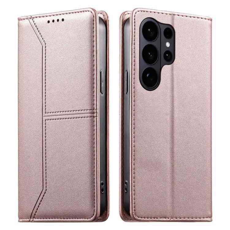 Vegane Leder Handyhülle MagSafe Case für Samsung Serie S26