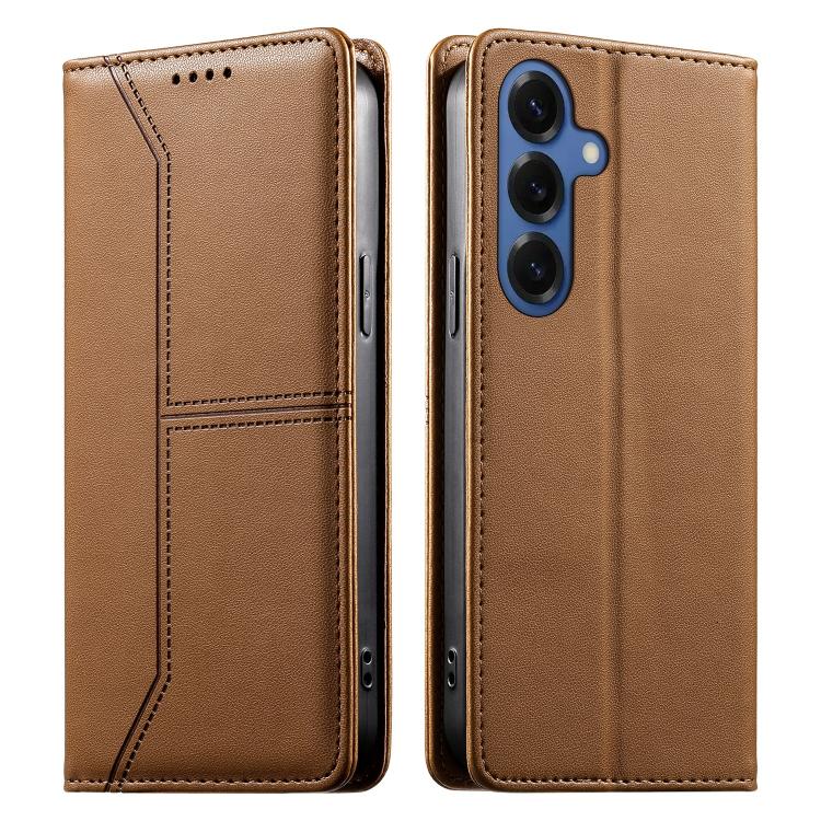 Vegane Leder Handyhülle MagSafe Case für Samsung Serie S26