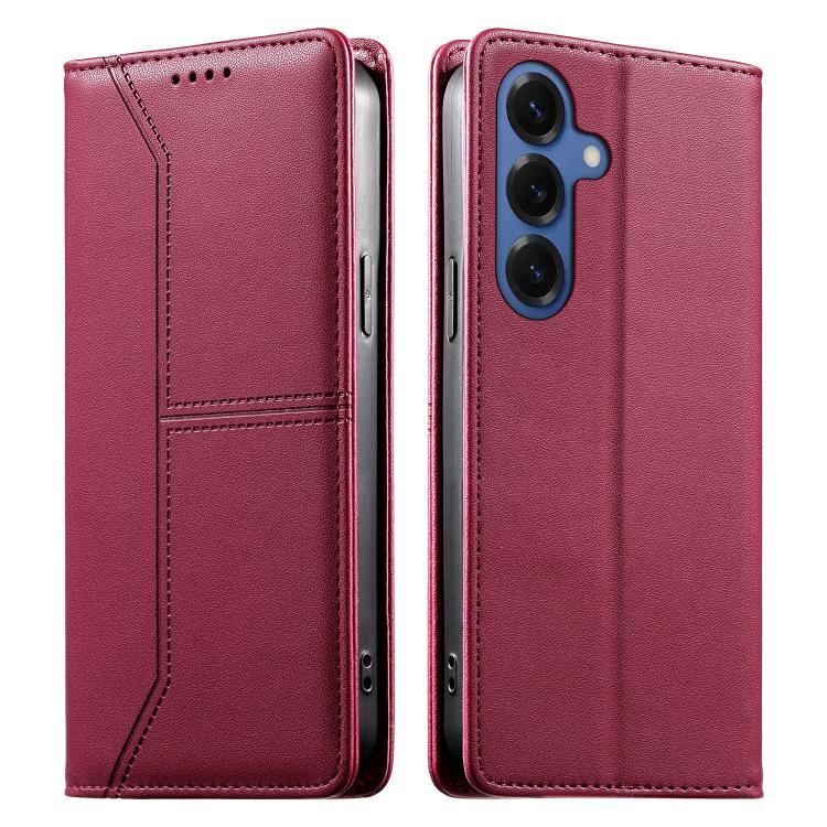 Vegane Leder Handyhülle MagSafe Case für Samsung Serie S26