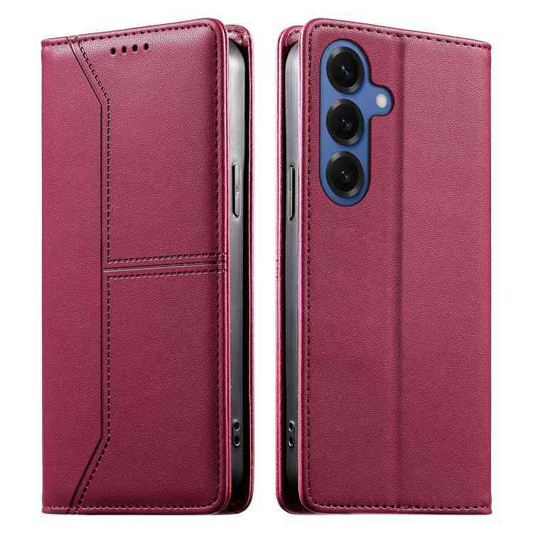 Vegane Leder Handyhülle MagSafe Case für Samsung Serie S26