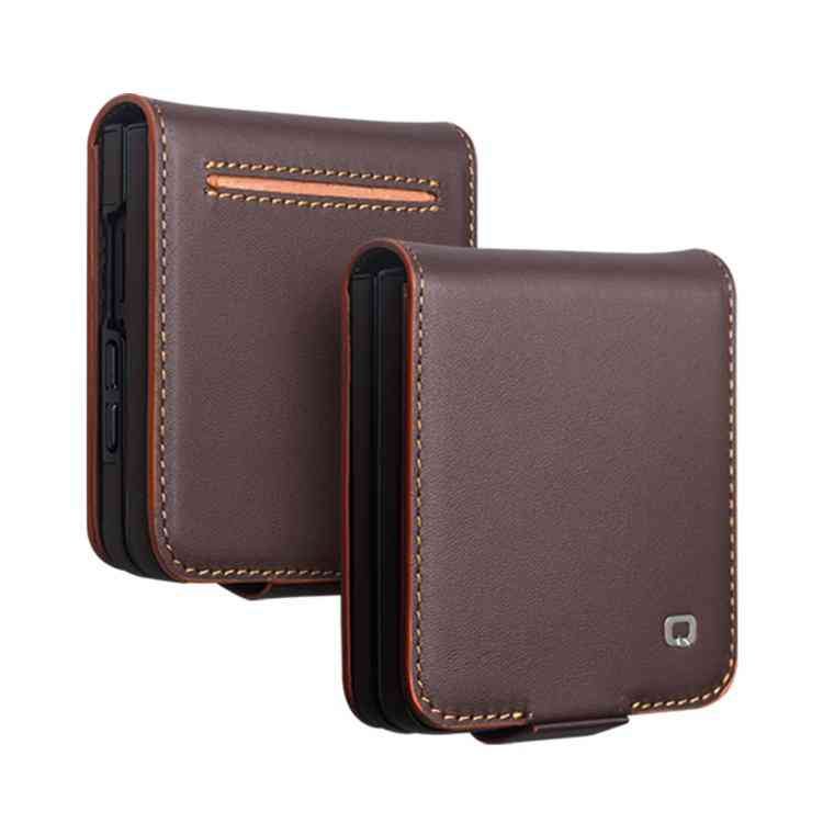 QIALINO Echtleder Handyhülle für Samsung Galaxy Serie Z Fold8 | Serie Z Flip8