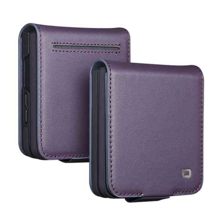 QIALINO Echtleder Handyhülle für Samsung Galaxy Serie Z Fold8 | Serie Z Flip8
